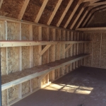 Eagle WI 10x20 Barn with custom shelving